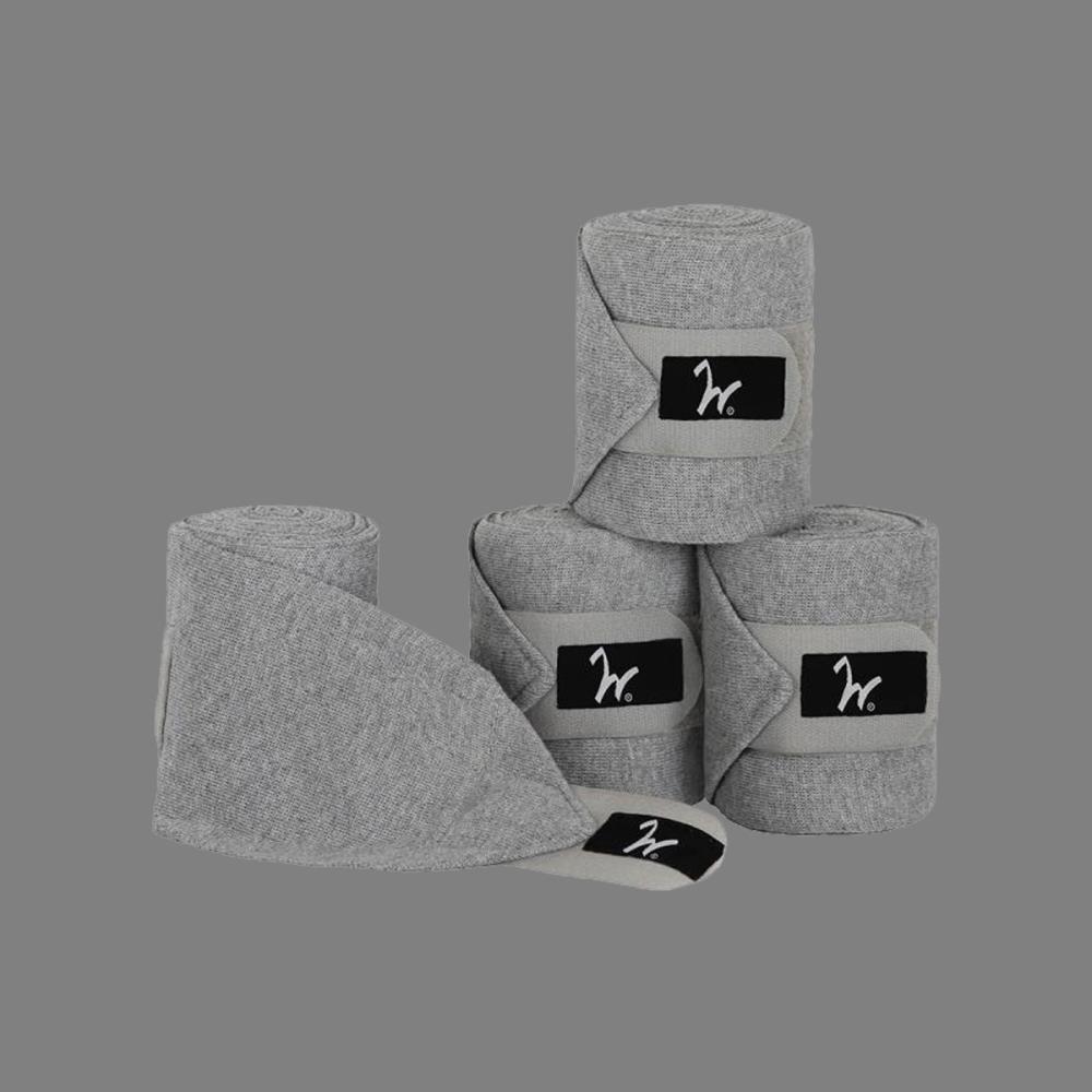 Isabell Werth Strick Bandagen 4 er Set hellgrau Isabell Werth Strick Bandagen 4 er Set hellgrau