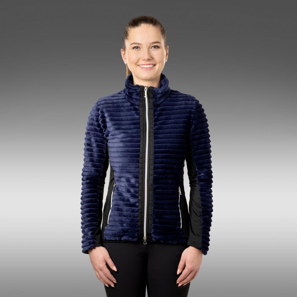 Damen Fleecejacke Frieda navy XS