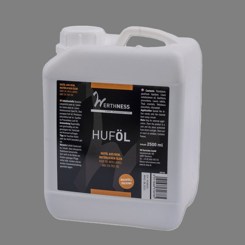 Werthness Huföl 2500 ml Kanister Werthness Huföl 2500 ml Kanister