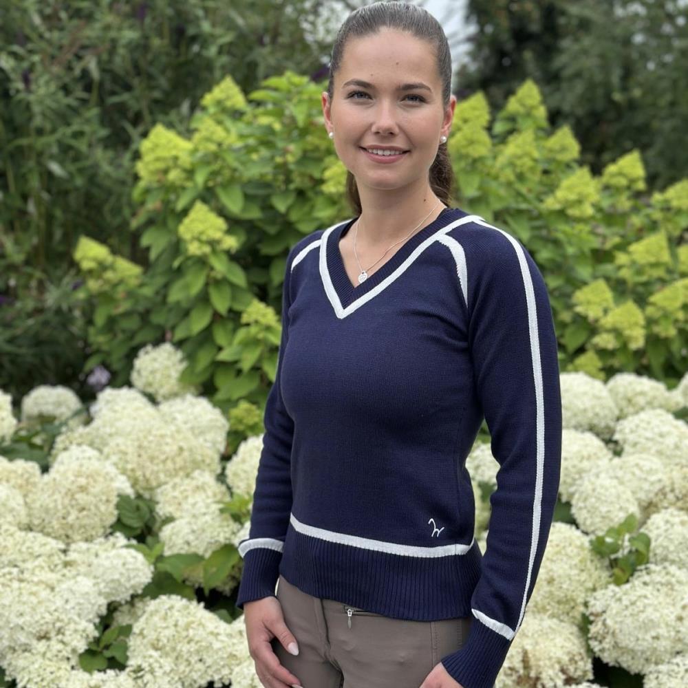Isabell Werth Pullover Stripe navy