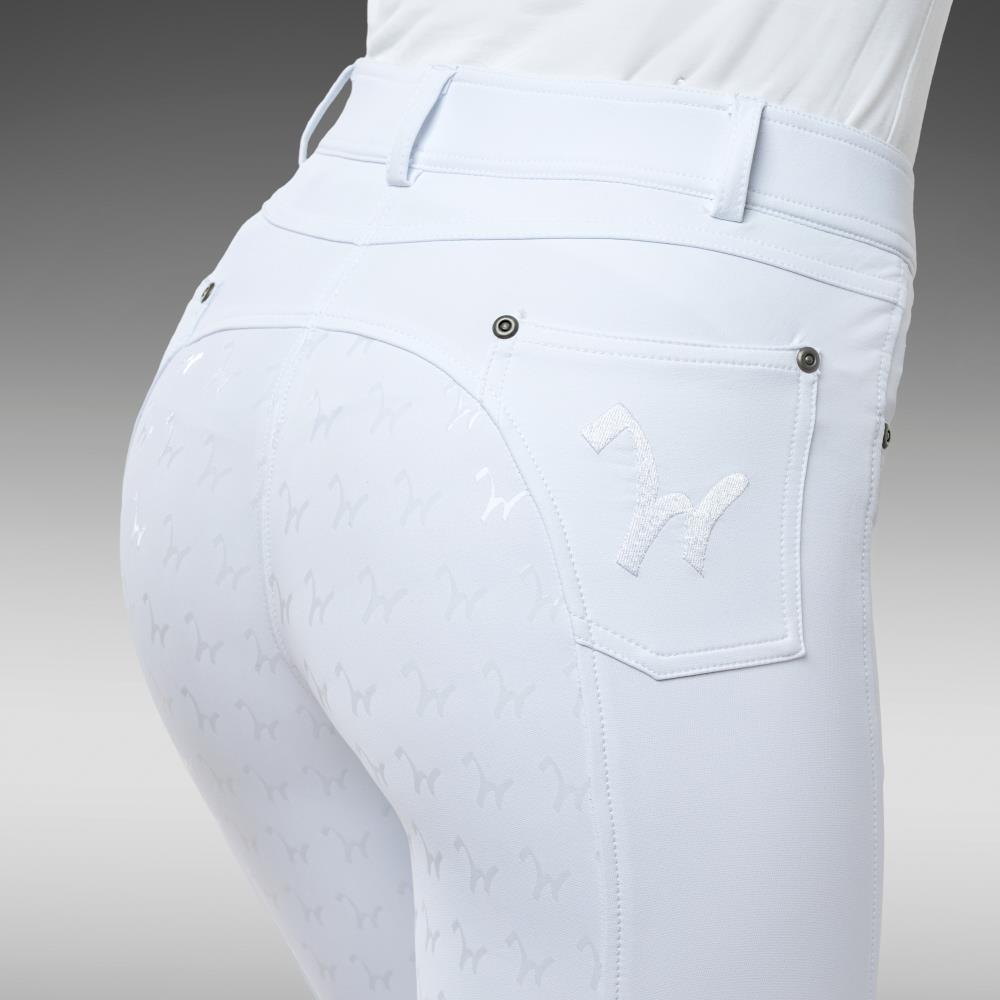 Damen Reithose Isabell Full Grip weiss-40
