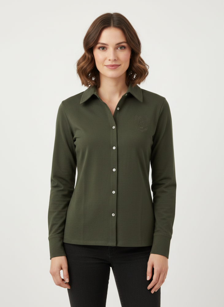 Damen Bluse Laura Olive  S