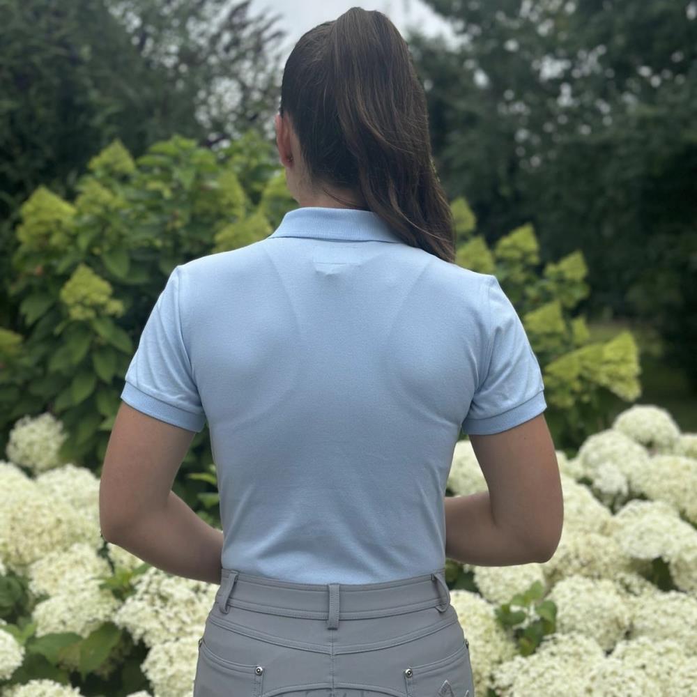 Isabell Werth  Polo Rheinberg light blue 05 Gr. XS