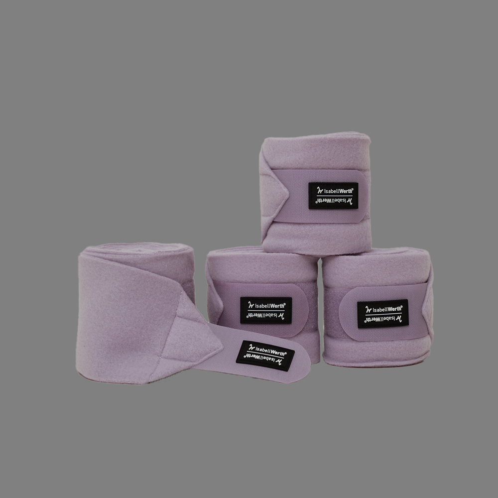 Fleece Bandagen Lilac 4 er Set Fleece Bandagen Lilac 4 er Set