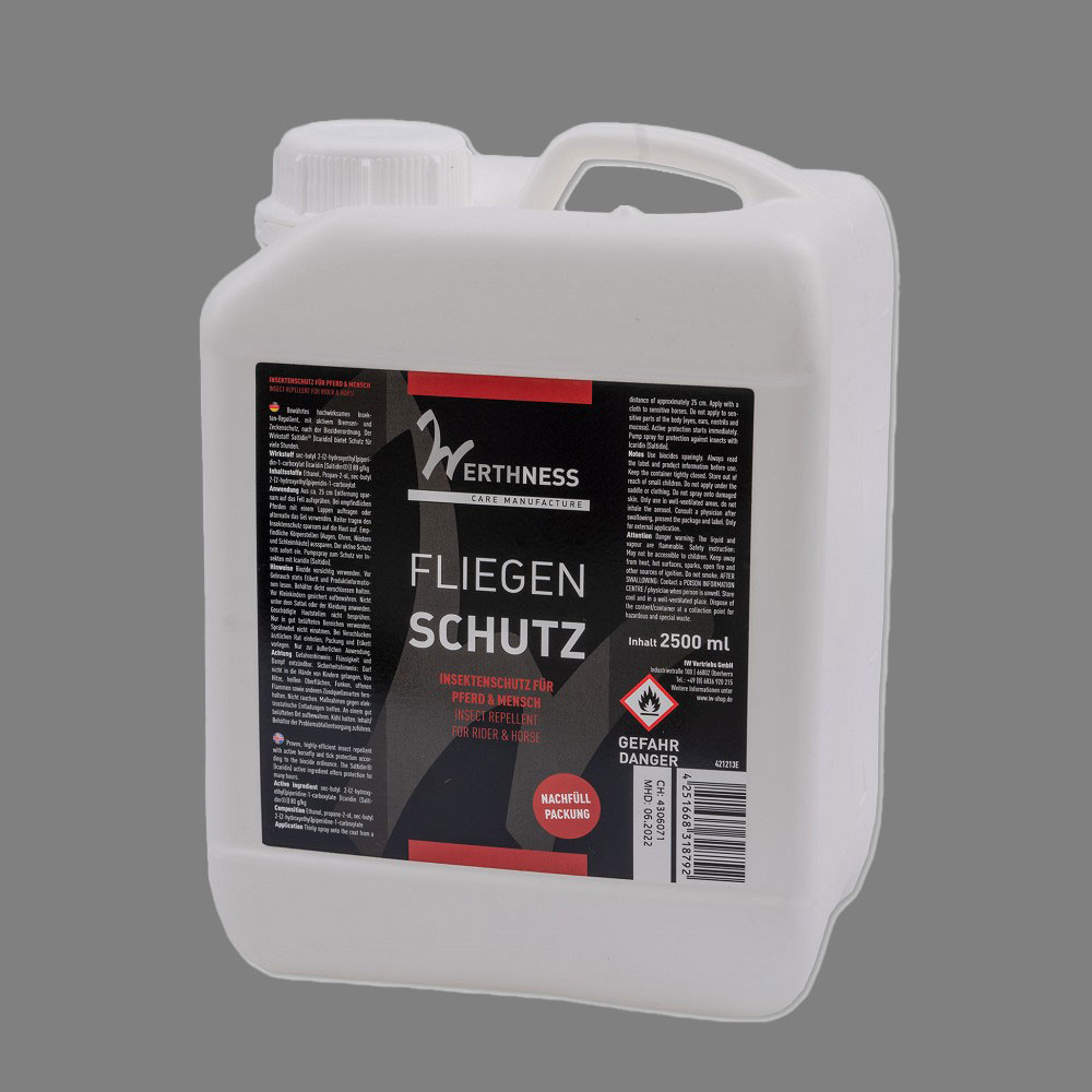 Werthness Fliegenschutz mit 8% Saltidin 2500 ml Kanister Werthness Fliegenschutz mit 8% Saltidin 2500 ml Kanister