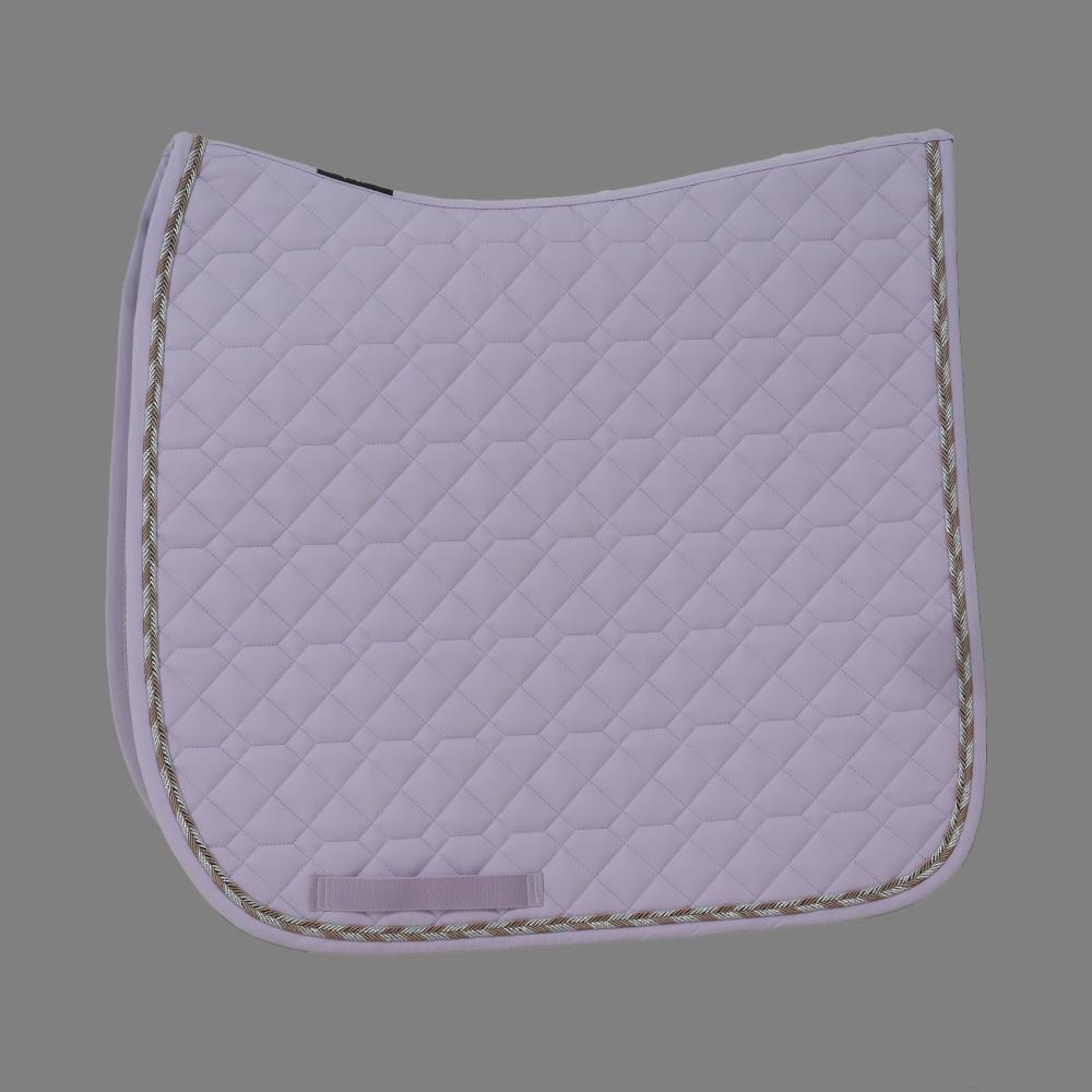Saddle Pad dressage lilac multi cord mud silver