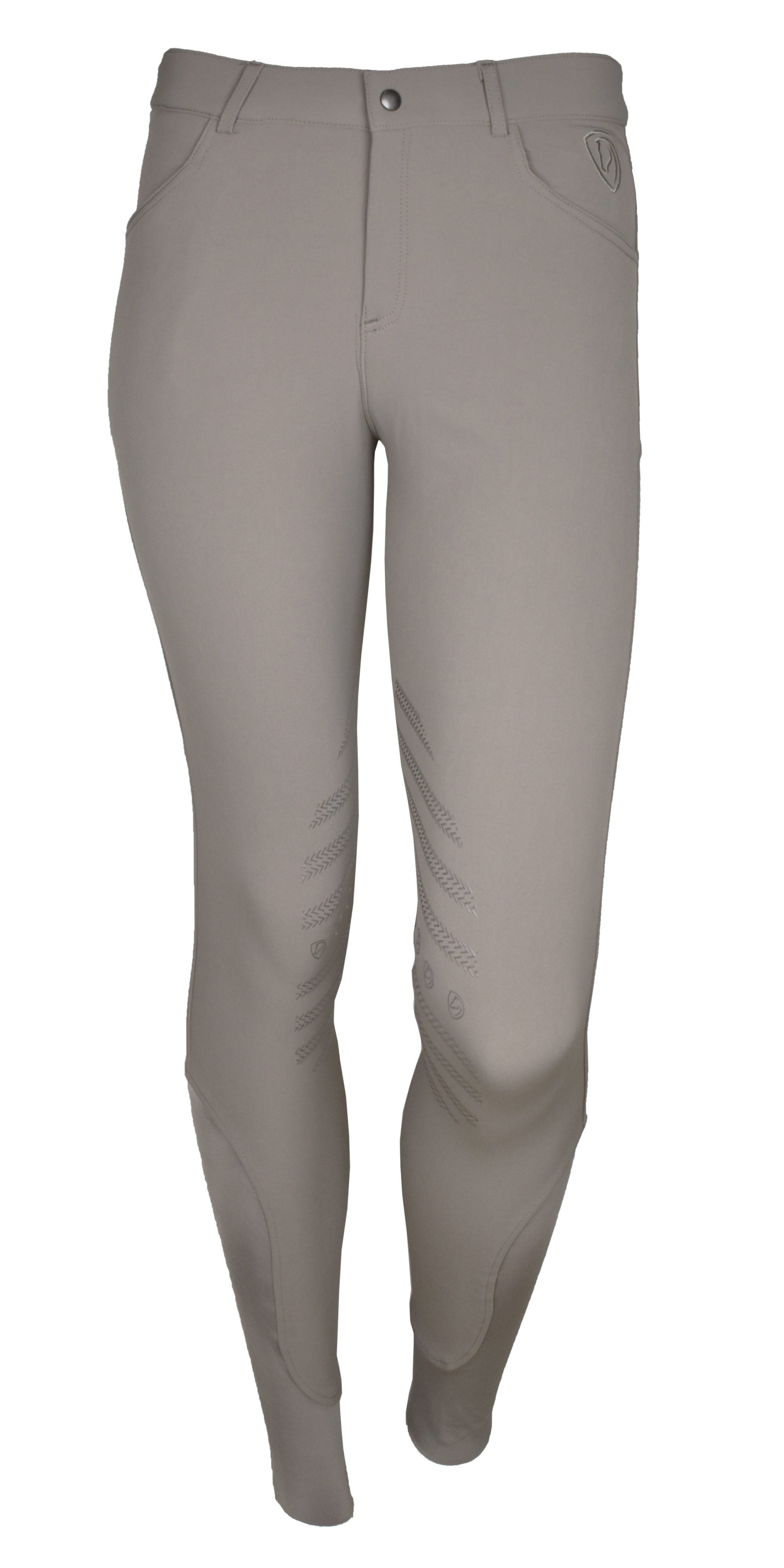 Tim`s Herren Reithose Basic Knie Grip taupe-48