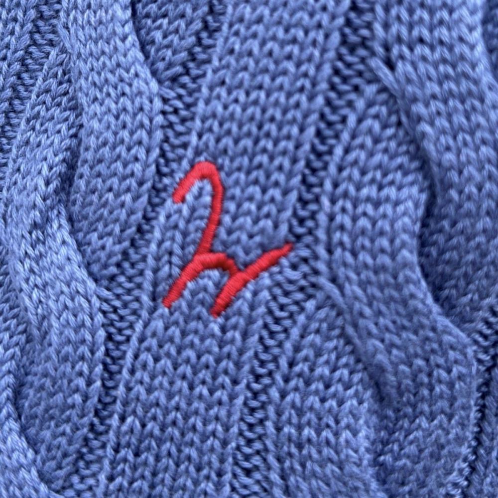 Isabell Werth Damen Cardigan Zopf bleu
