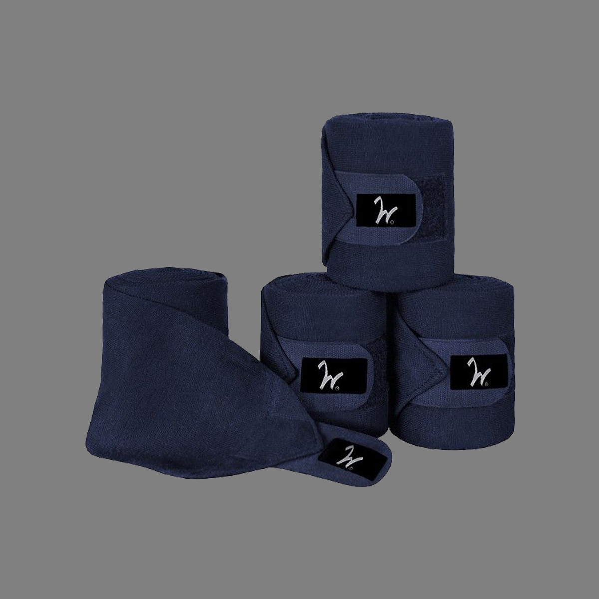 Isabell Werth Strick Bandagen 4 er Set navy Isabell Werth Strick Bandagen 4 er Set navy