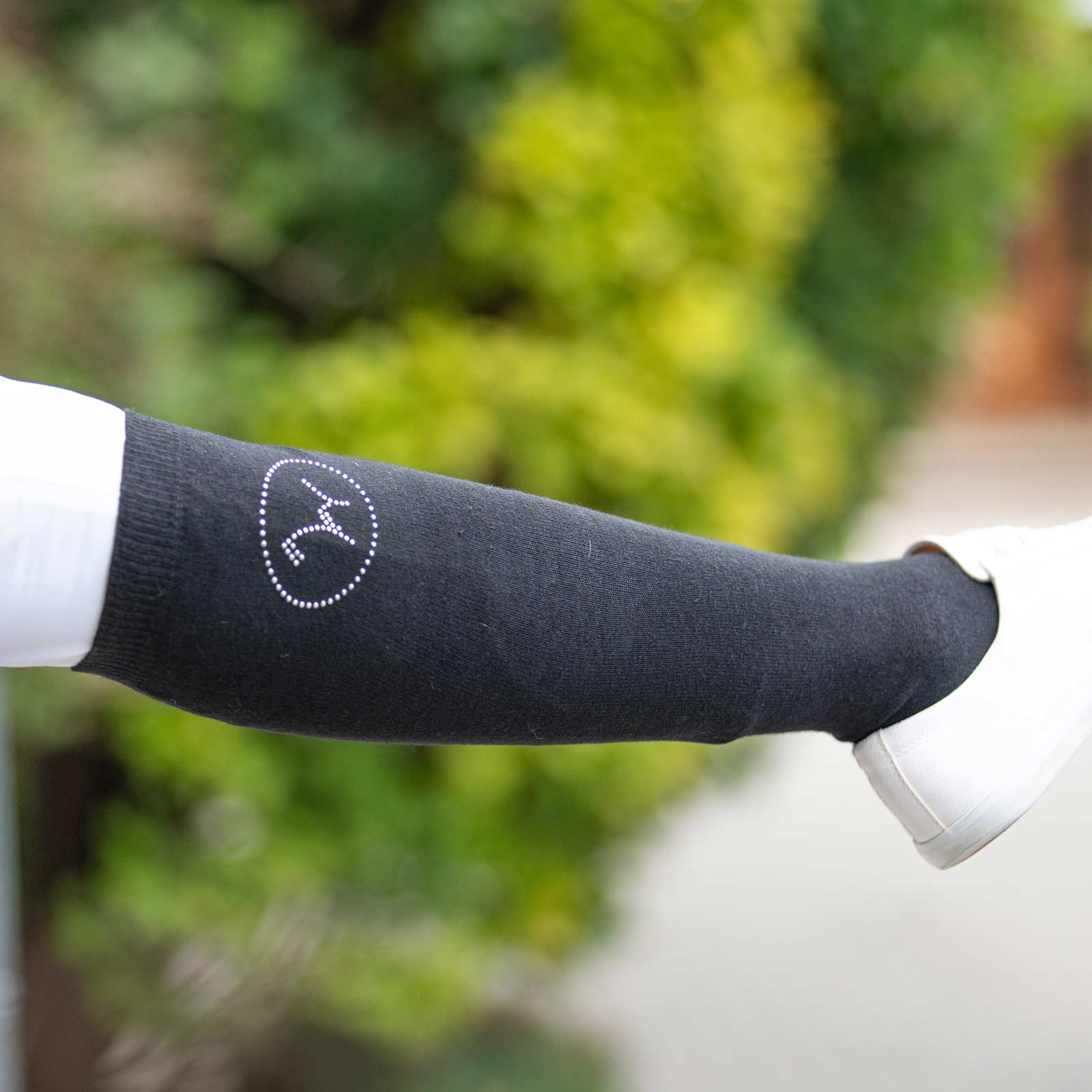 Kniestrümpfe Deluxe Herz navy-31-34