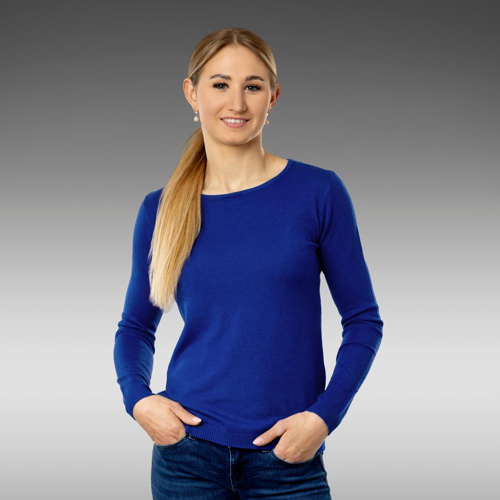 Damen Pullover Jenny blue royal l/xl