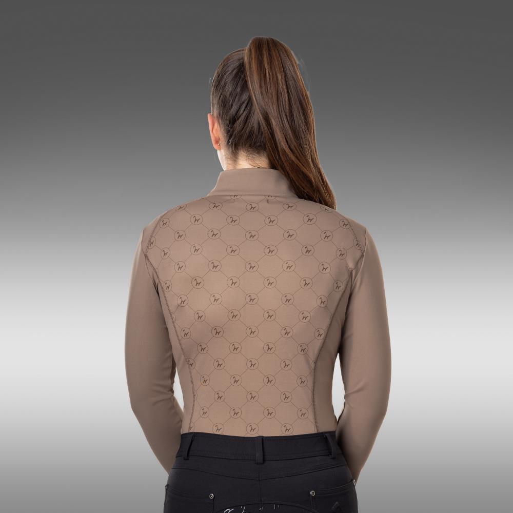 Damen Trainingsshirt Ella simply taupe XL