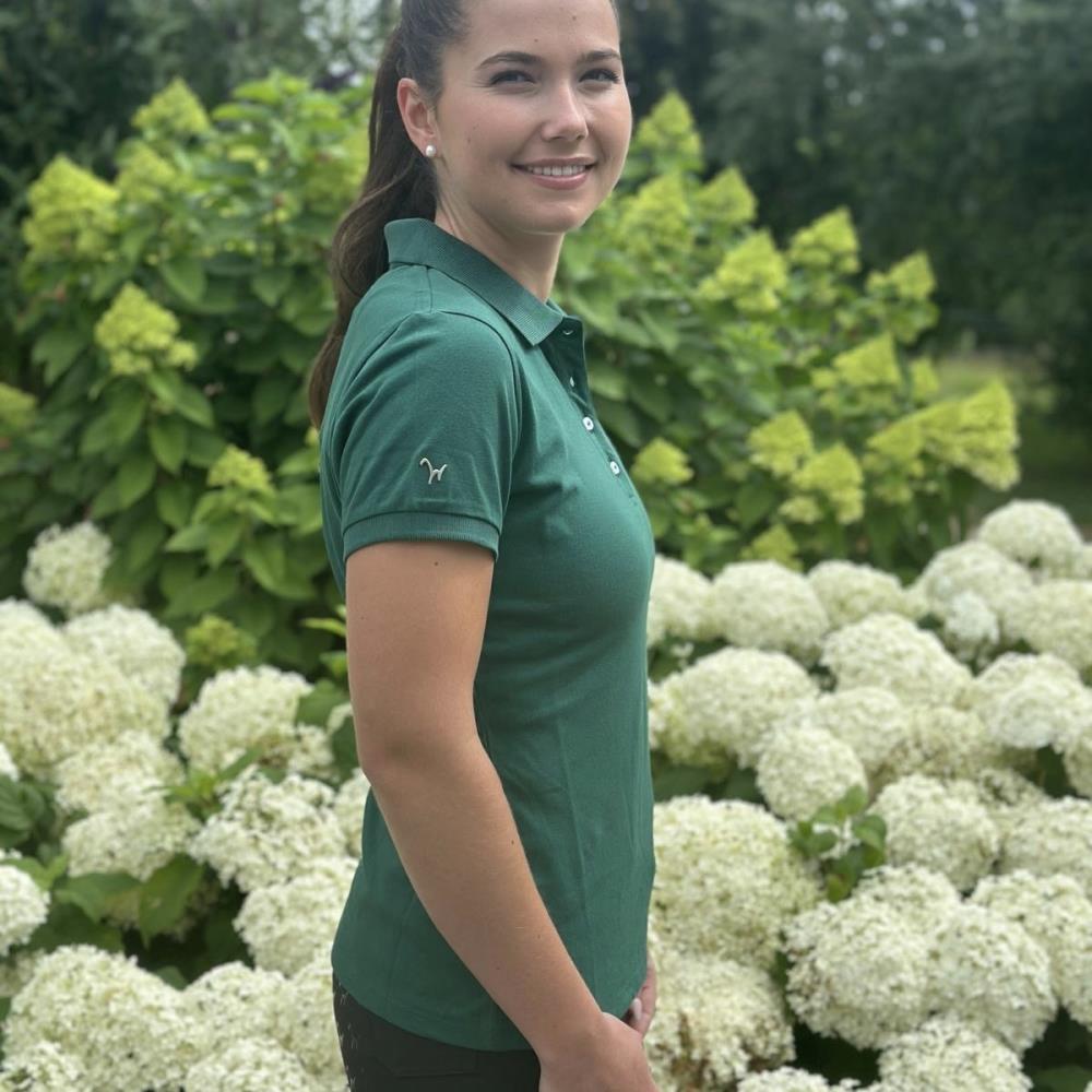Isabell Werth  Polo Rheinberg green 17 Gr. M Isabell Werth  Polo Rheinberg green 17 Gr. M