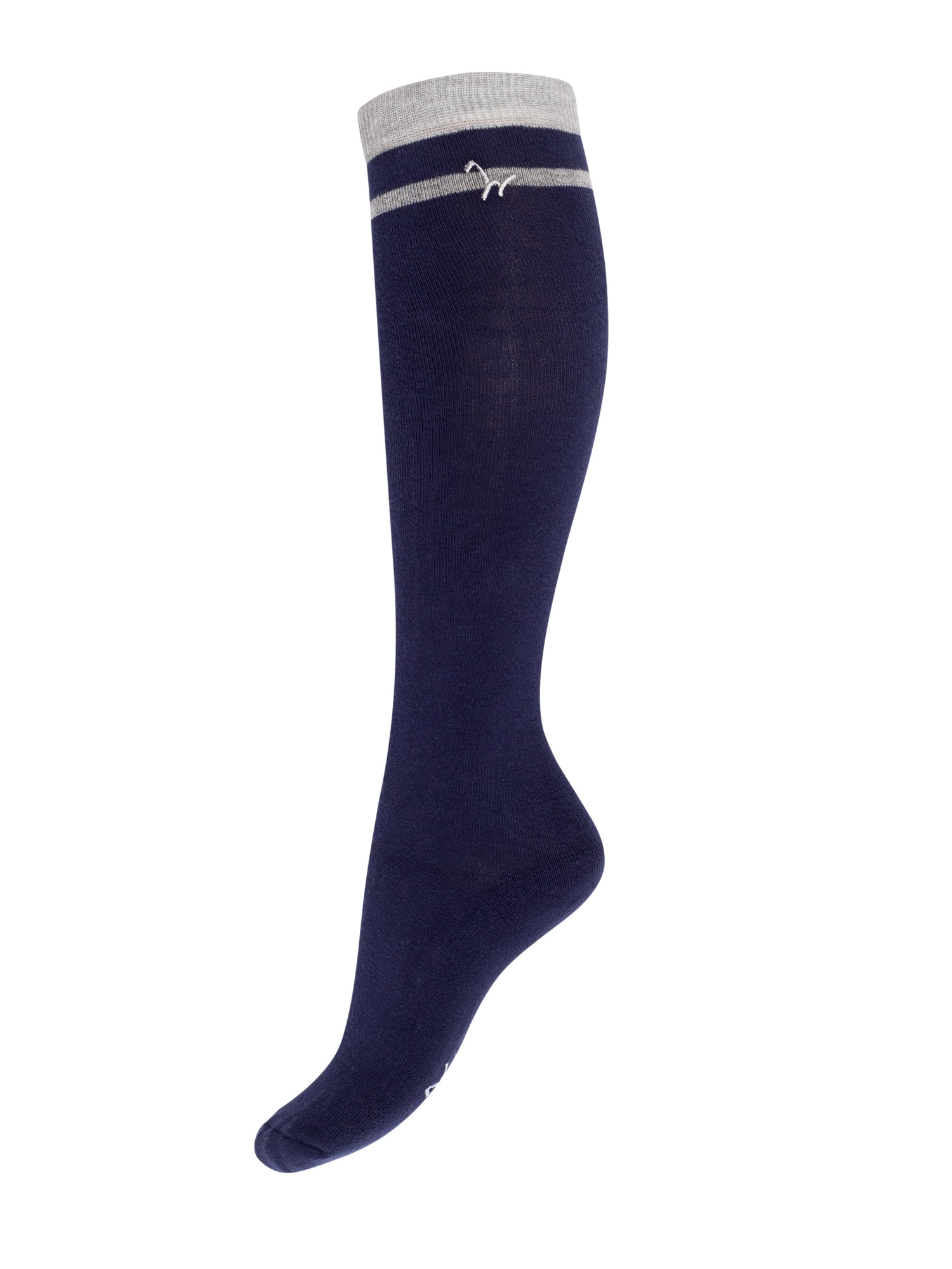 Kniestrümpfe Stripe navy- grau