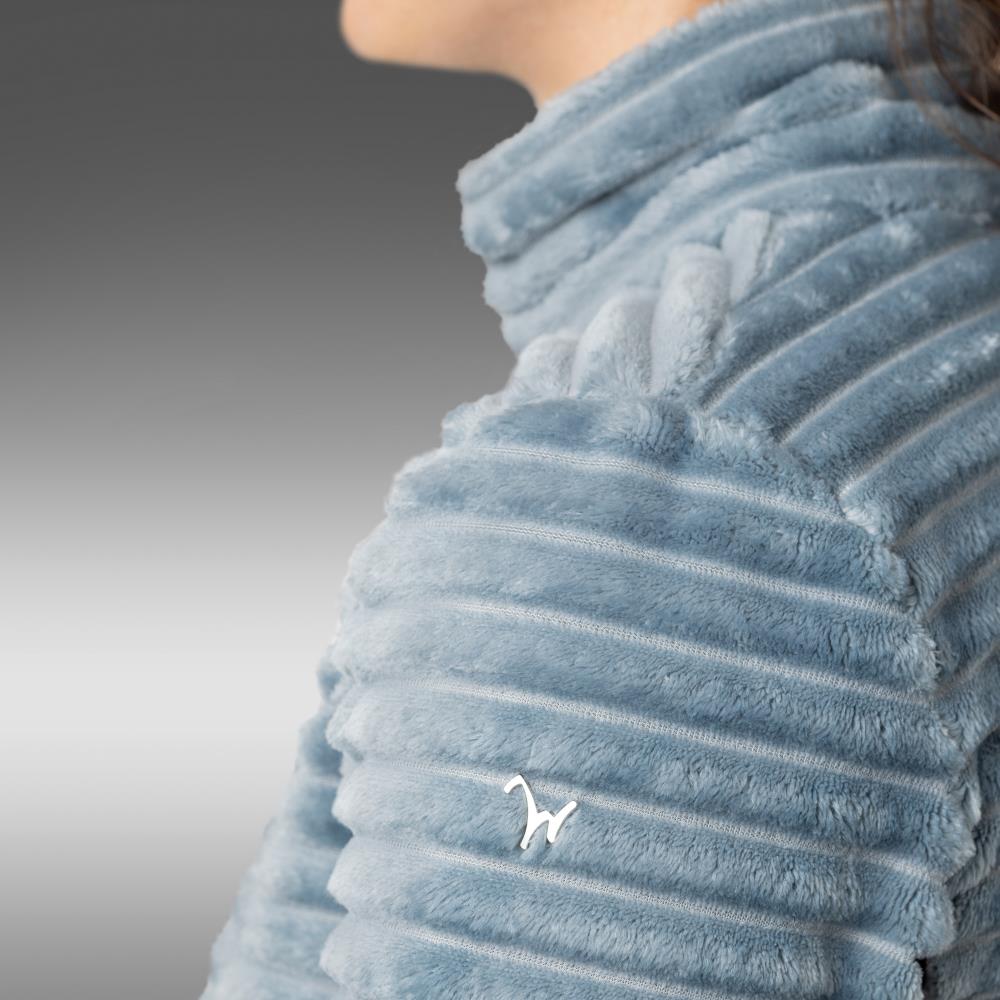 Ladies fleece jacket Frieda jeans blue Ladies fleece jacket Frieda jeans blue