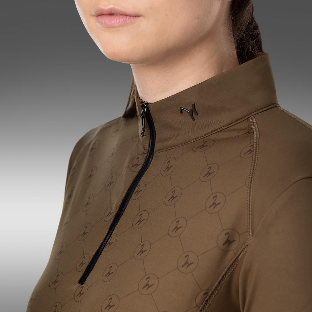 Damen Trainingsshirt Ella chocolate S Damen Trainingsshirt Ella chocolate S