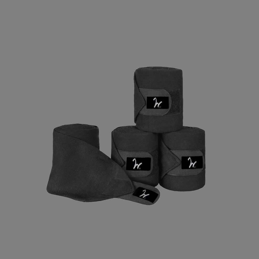 Isabell Werth Strick Bandagen 4 er Set schwarz Isabell Werth Strick Bandagen 4 er Set schwarz