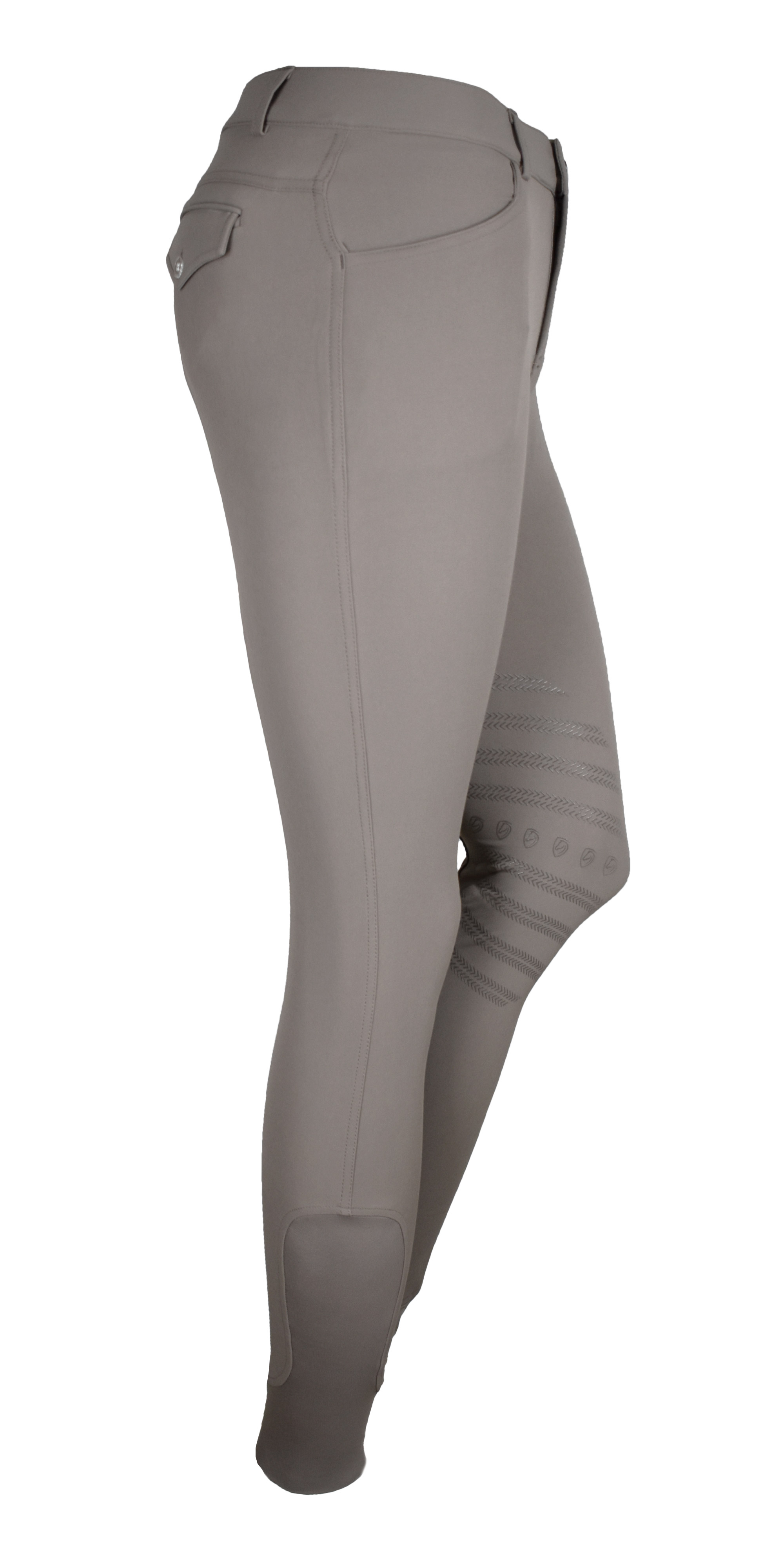 Tim`s Herren Reithose Basic Knie Grip taupe-48