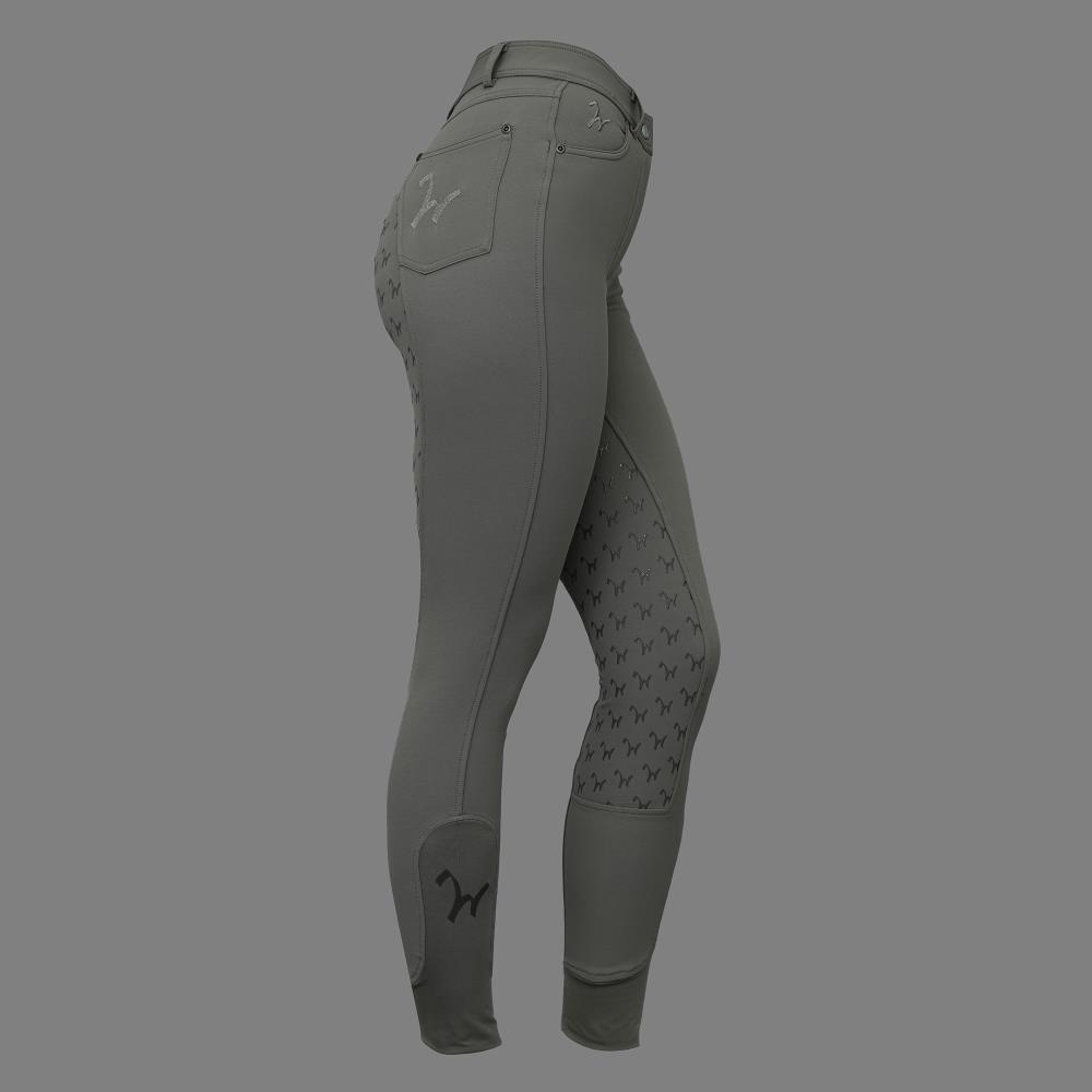 Damen Reithose Isabell Full Grip taupe-38