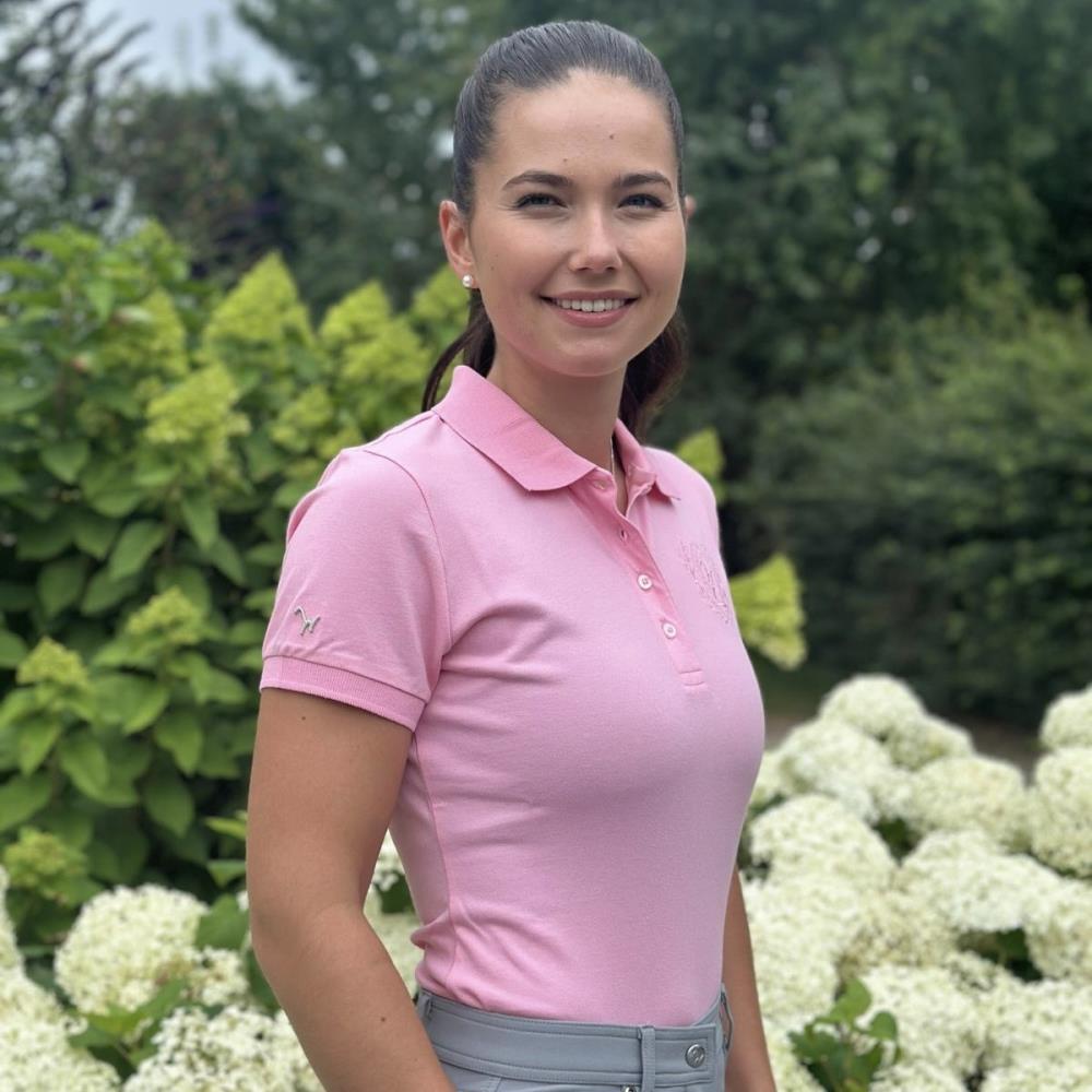 Isabell Werth  Polo Rheinberg light pink 03
