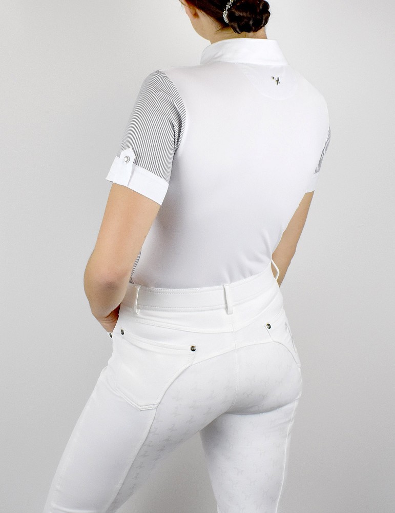 Isabell Werth Turniershirt Isabell grau-XL