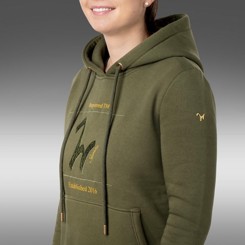 Damen Hoody Elly olive XS Damen Hoody Elly olive XS
