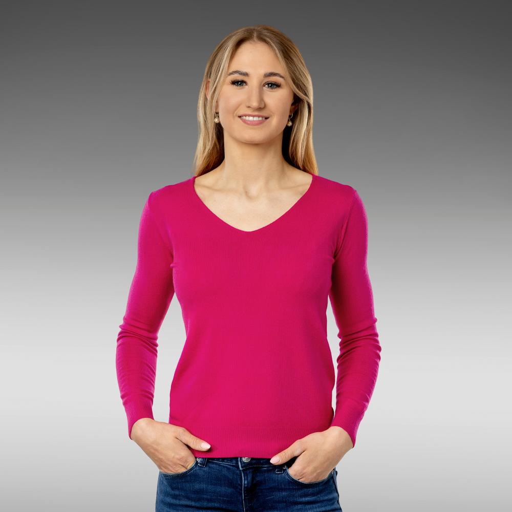 Damen Pullover Jenny fuchsia s/m