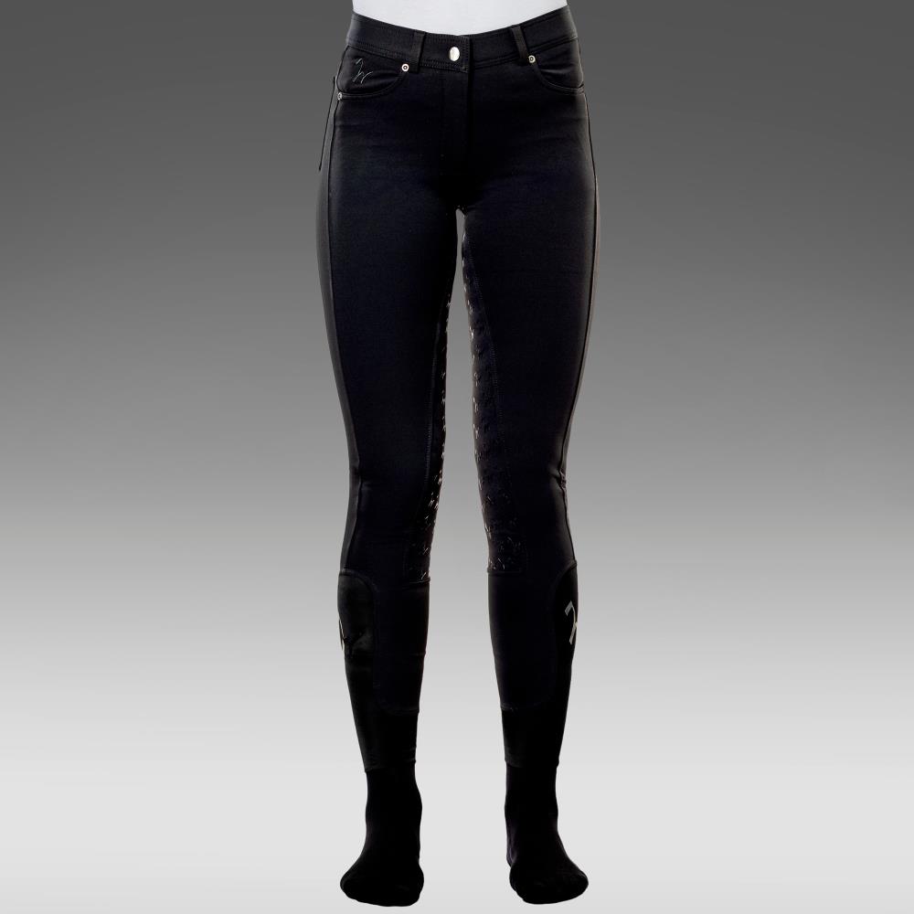 Damen Reithose Isabell Full Grip schwarz-40