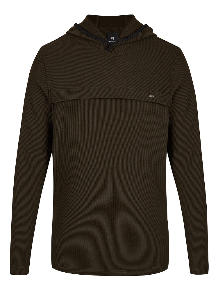 Tim´s Herren Kapuzenpullover Thomas khaki