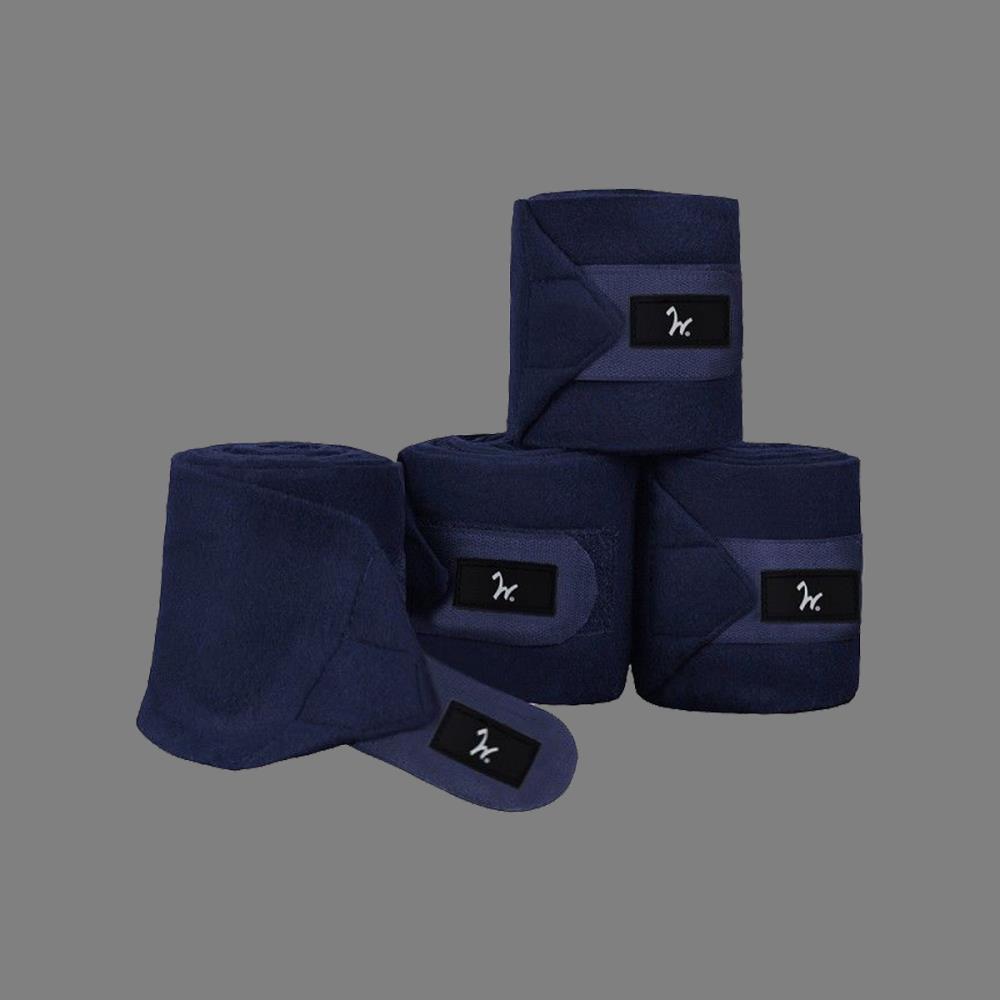 Fleece Bandagen 4 er Set navy Fleece Bandagen 4 er Set navy