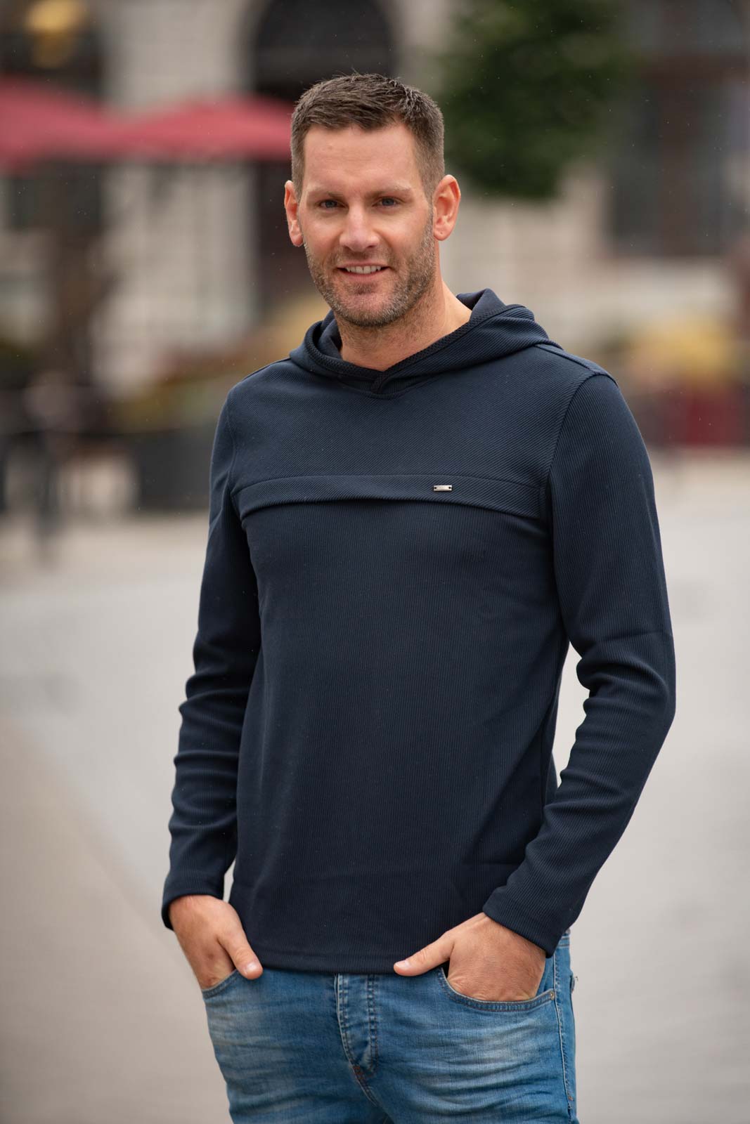 Tim´s Herren Kapuzenpullover Thomas navy-XS Tim´s Herren Kapuzenpullover Thomas navy-XS