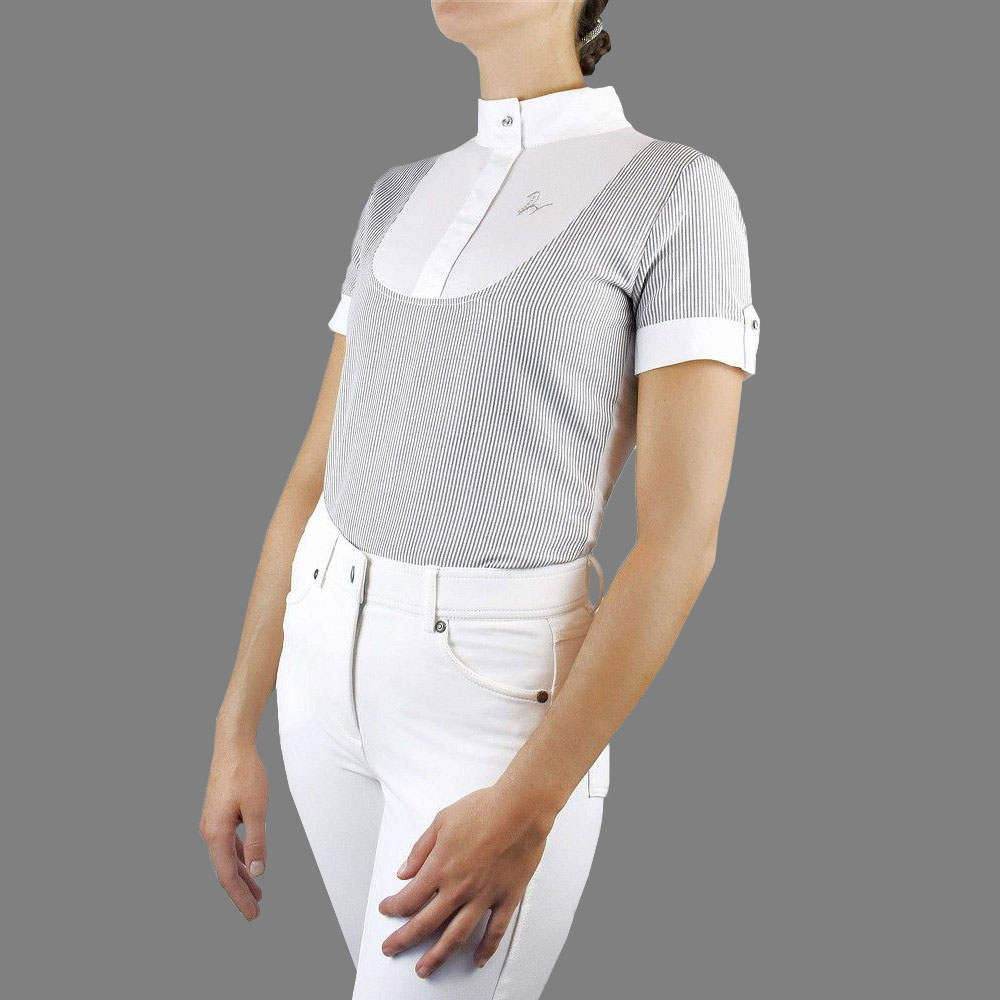 Isabell Werth Turniershirt Isabell grau-XL