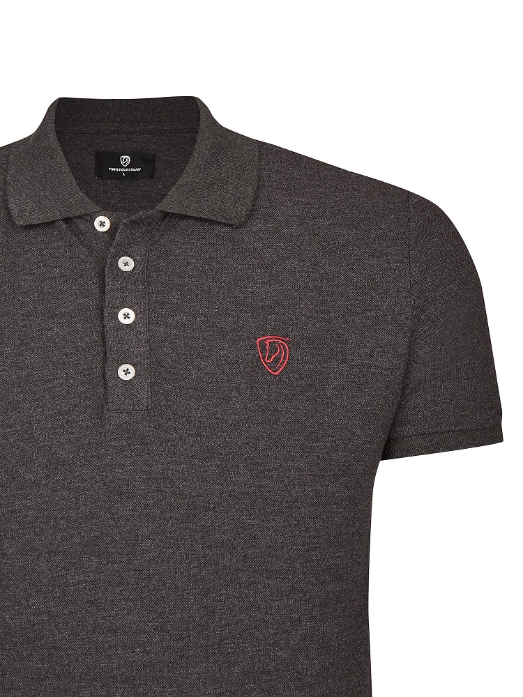 Tim`s Herren Polo Niklas anthrazit-L