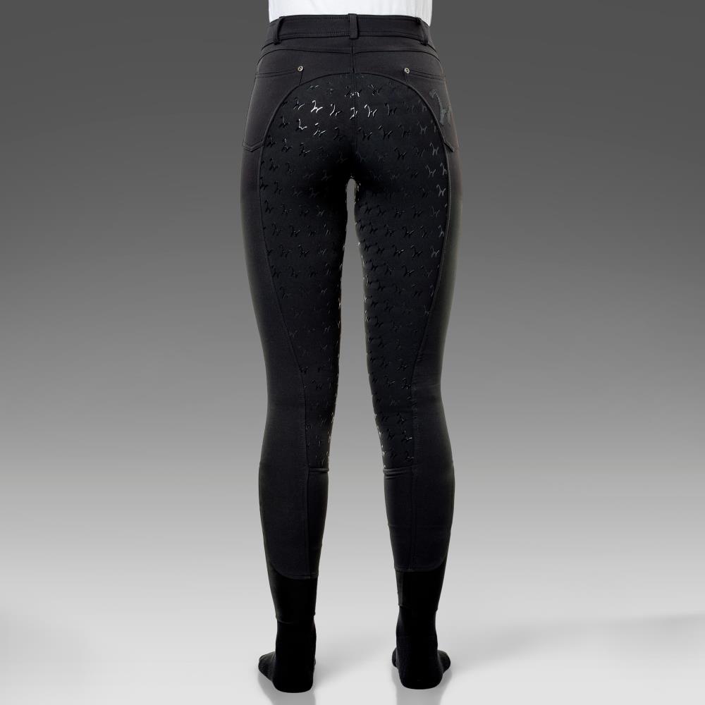 Damen Reithose Isabell Full Grip schwarz-40