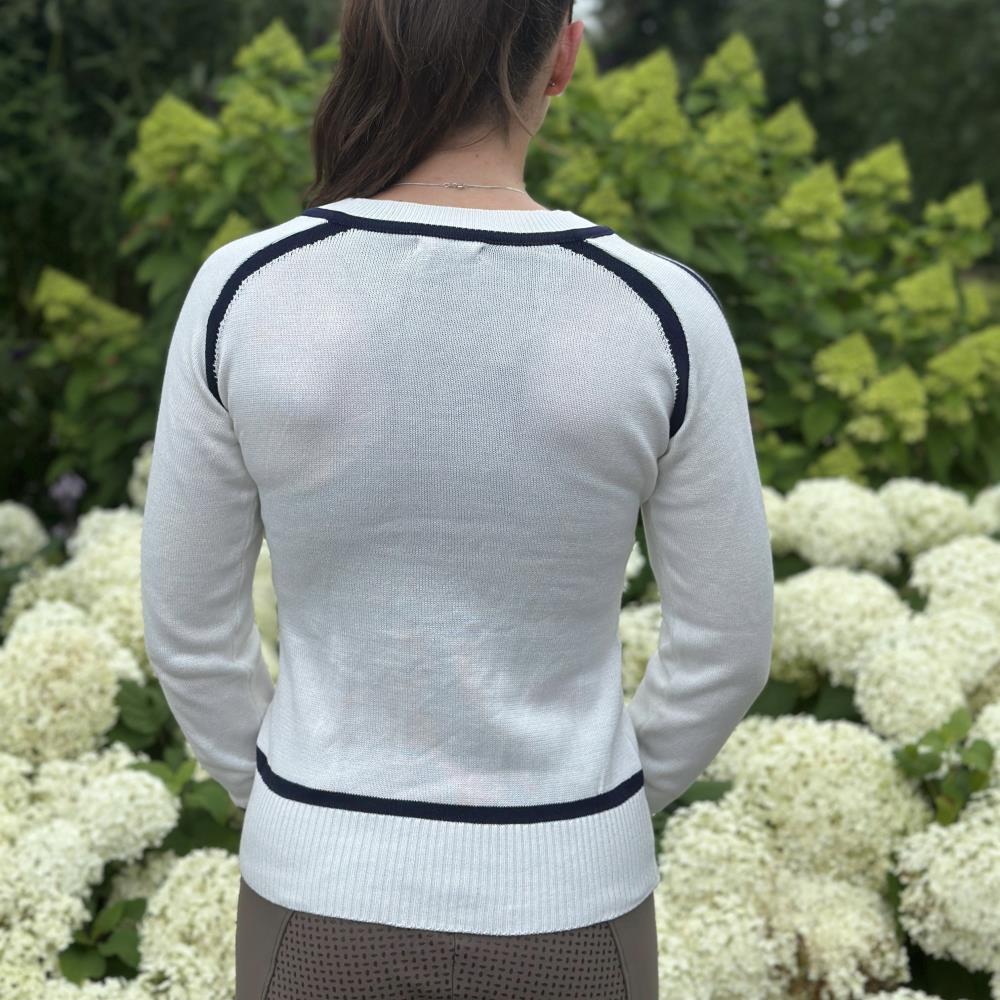 Isabell Werth Pullover Stripe ecru