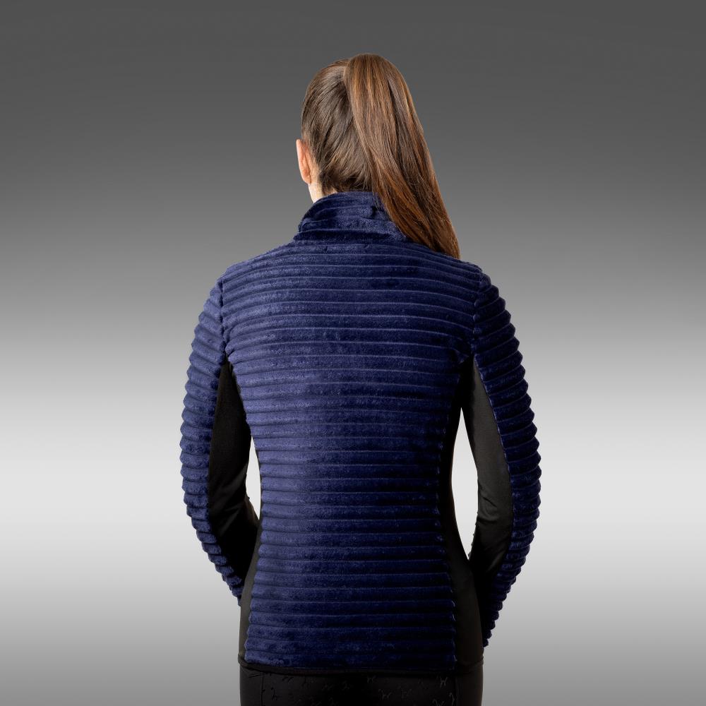 Damen Fleecejacke Frieda navy XL