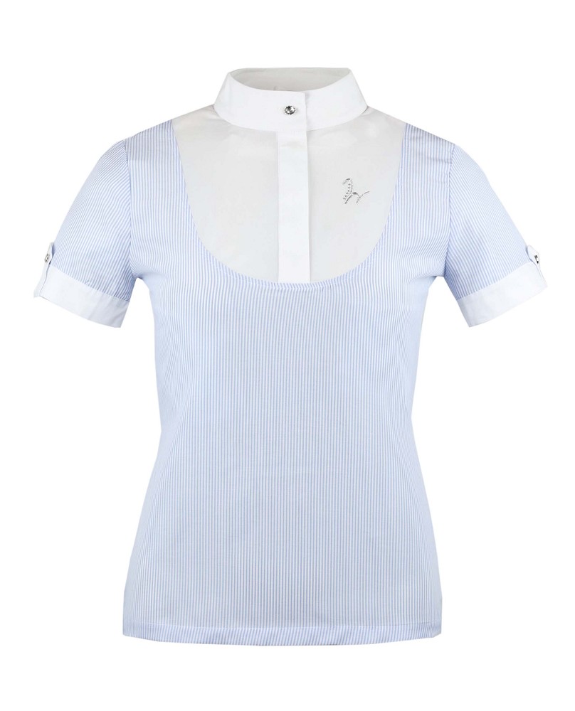 Isabell Werth Turniershirt Isabell hellblau Isabell Werth Turniershirt Isabell hellblau