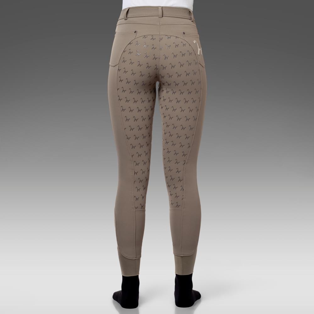 Damen Reithose Isabell Full Grip walnut