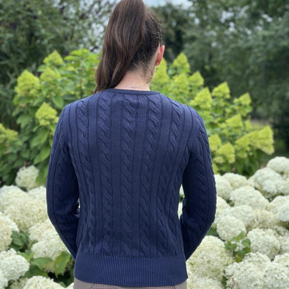 Isabell Werth Damen Cardigan Zopf navy M Isabell Werth Damen Cardigan Zopf navy M