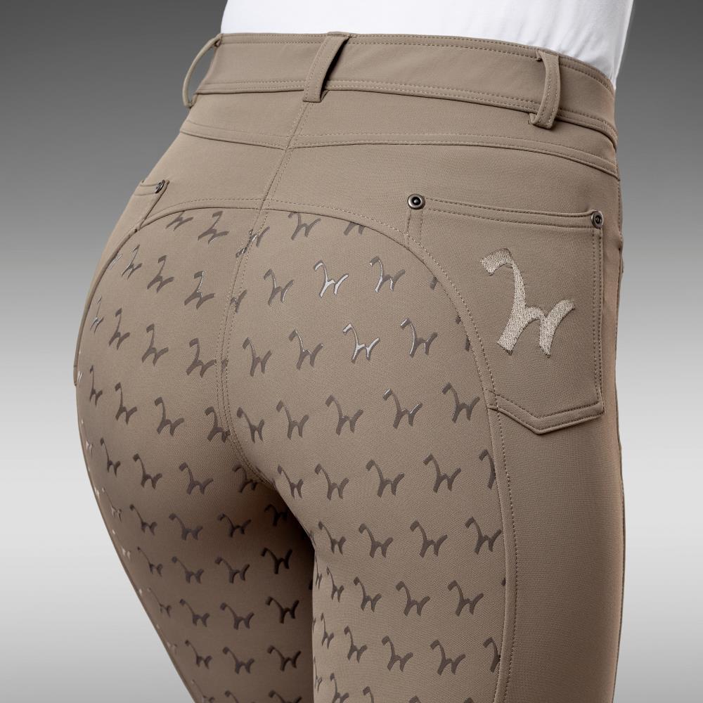 Damen Reithose Isabell Full Grip walnut 42