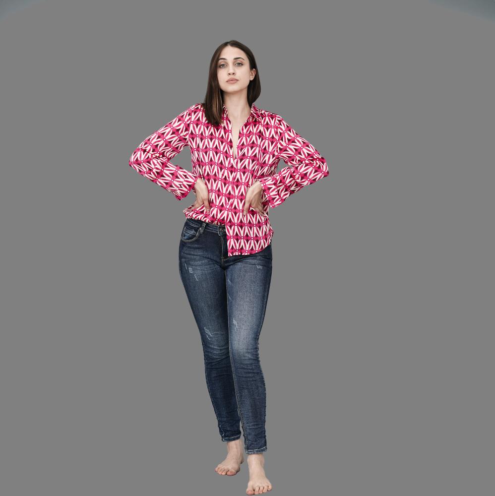 Jeans Jana stone wash blue